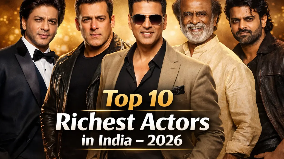 Top 10 Richest Actors in India in 2026