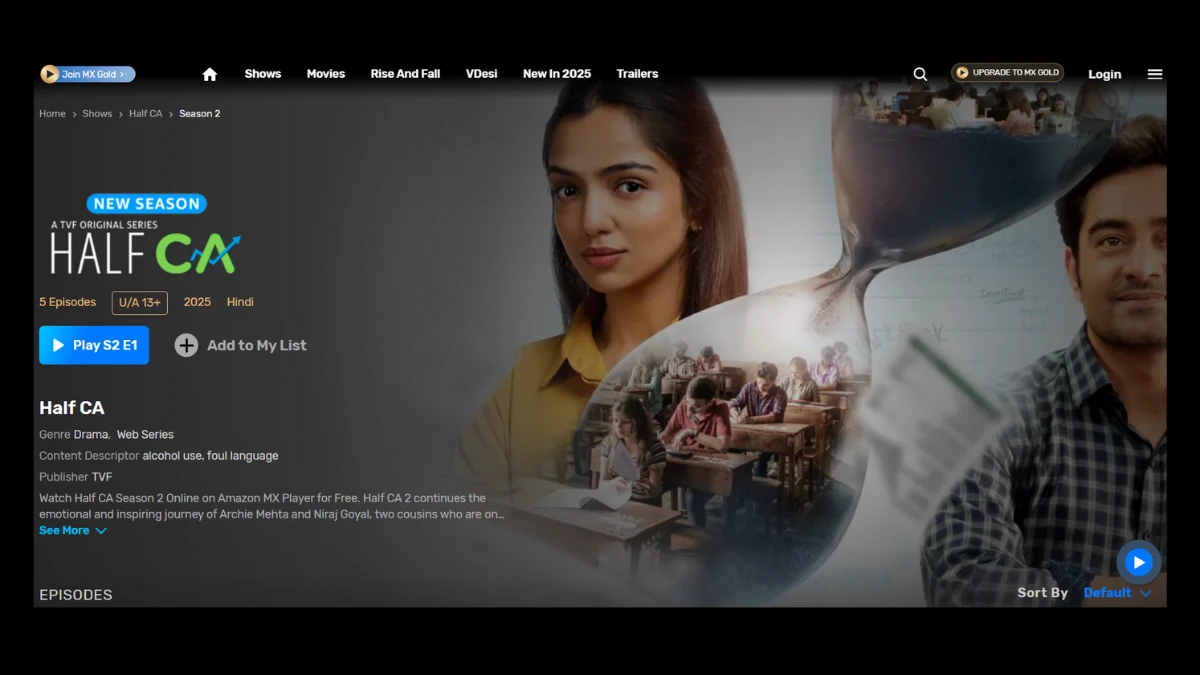 New Hindi Web Series 2025