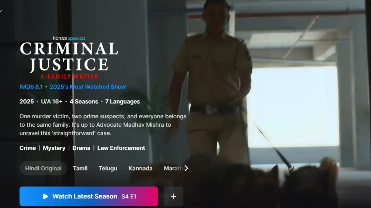 best crime thriller web series in Hindi on OTT